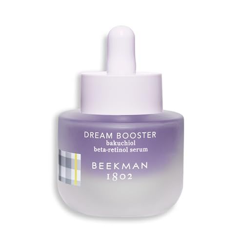 Beekman 1802 Dream Booster Bakuchiol Face Serum - Retinol Alternative for Sensitive Skin - Fine Lines &amp; Pore Minimizer - Vegan - Fragrance Free -0.5 fl oz