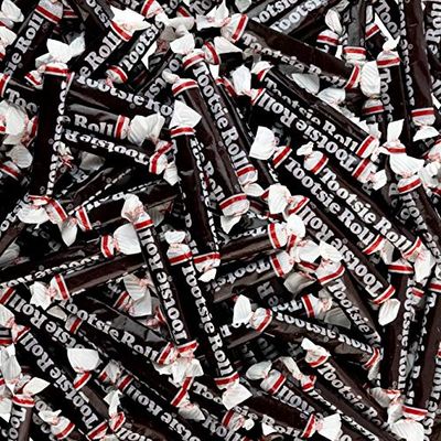 Tootsee Roll Original Chocolate Taffy Candy - VALUE SIZE 4.5 Lbs. (72 oz.) Bulk Family Size of Delicious Large Taffy Rolls