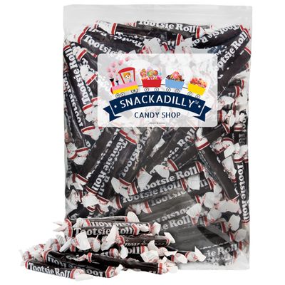 Tootsee Roll Original Chocolate Taffy Candy - VALUE SIZE 4.5 Lbs. (72 oz.) Bulk Family Size of Delicious Large Taffy Rolls