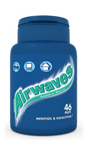 Wrigleys Airwaves Menthol &amp; Eucalyptus Bottle (case of 6)