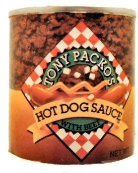 Tony Packo&#39;s Hot Dog Sauce with Beef, 7.5 Ounce (Pack of 12)
