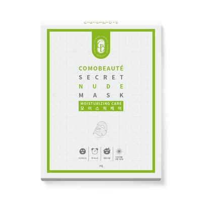 MissDragon COMOBEAUTE Moisturizing Facial Mask (10 Pack) - Korean Skincare Deep Moisturizing Hydrating Facial Sheet Mask Cica Hyaluronic Acid Niacinamide Adenosine