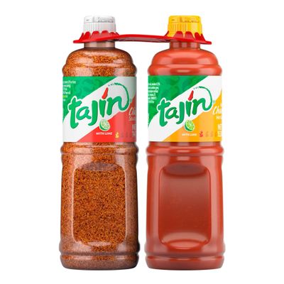 Tajn Clsico Seasoning 14oz and Tajn Fruity Chamoy Sauce 15.38oz (Pack of 2)