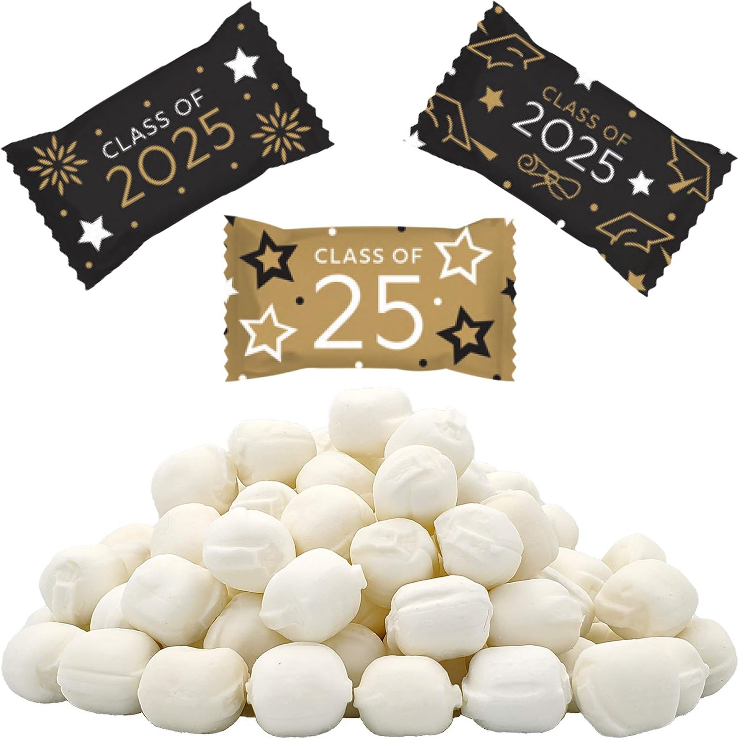 Fruidles Grad 2025 Buttermints, Mint Candies, After Dinner Mints, Fat-Free, Kosher Certified, Individually Wrapped (110 Pieces)