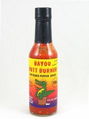 Bayou Butt Burner Louisiana Pepper Hot Sauce, 5 fl oz