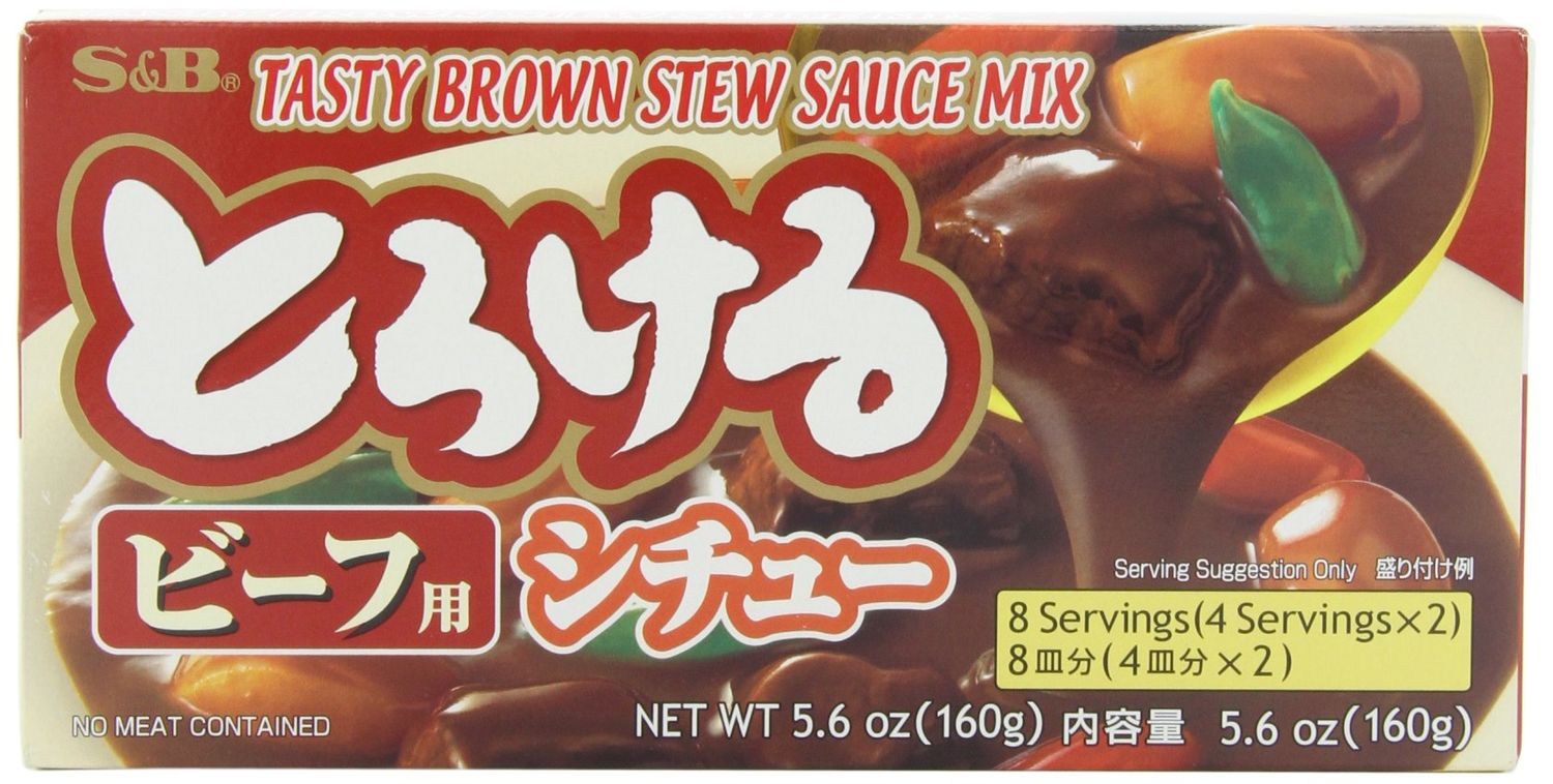 S&amp;B Tasty Beef Stew Sauce Mix, 5.6-Ounce