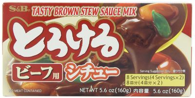 S&amp;B Tasty Beef Stew Sauce Mix, 5.6-Ounce