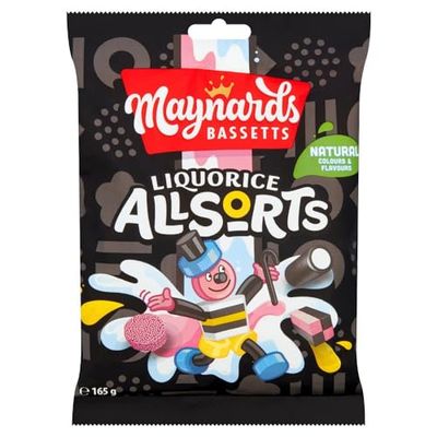 Bassett&#39;s Liquorice Allsorts (165g) - Pack of 2