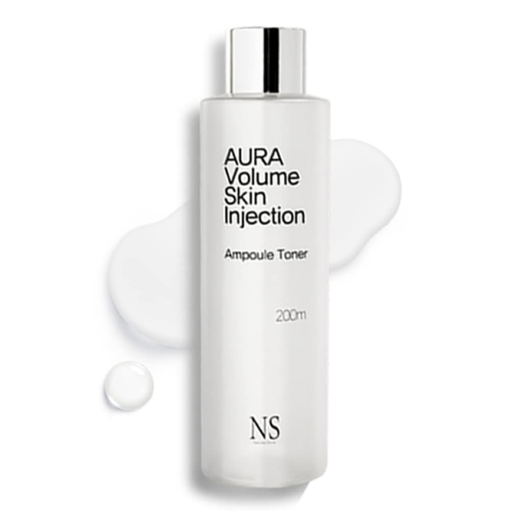 Aura Volume Skin Injection Ampoule Toner Korean Skin Care Improvement of Volume Elasticity High-Content Peptide Liposomal Adenosine (6.7 fl oz)