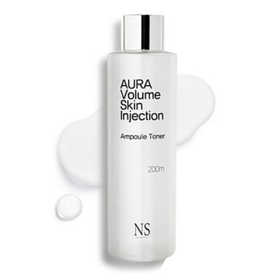 Aura Volume Skin Injection Ampoule Toner Korean Skin Care Improvement of Volume Elasticity High-Content Peptide Liposomal Adenosine (6.7 fl oz)