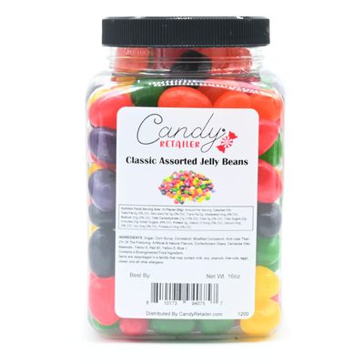 Candy Retailer Classic Jelly Beans (1 Pound, Assorted)