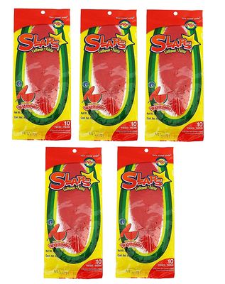 Pigui Mexican Slaps Lollipop Candy Watermelon Flavor - 50 Pieces Total Dulces Pigui Slaps Paletas