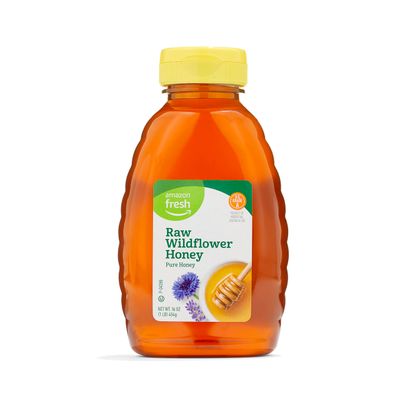 Amazon Fresh, Raw Wildflower Honey, 16 Oz