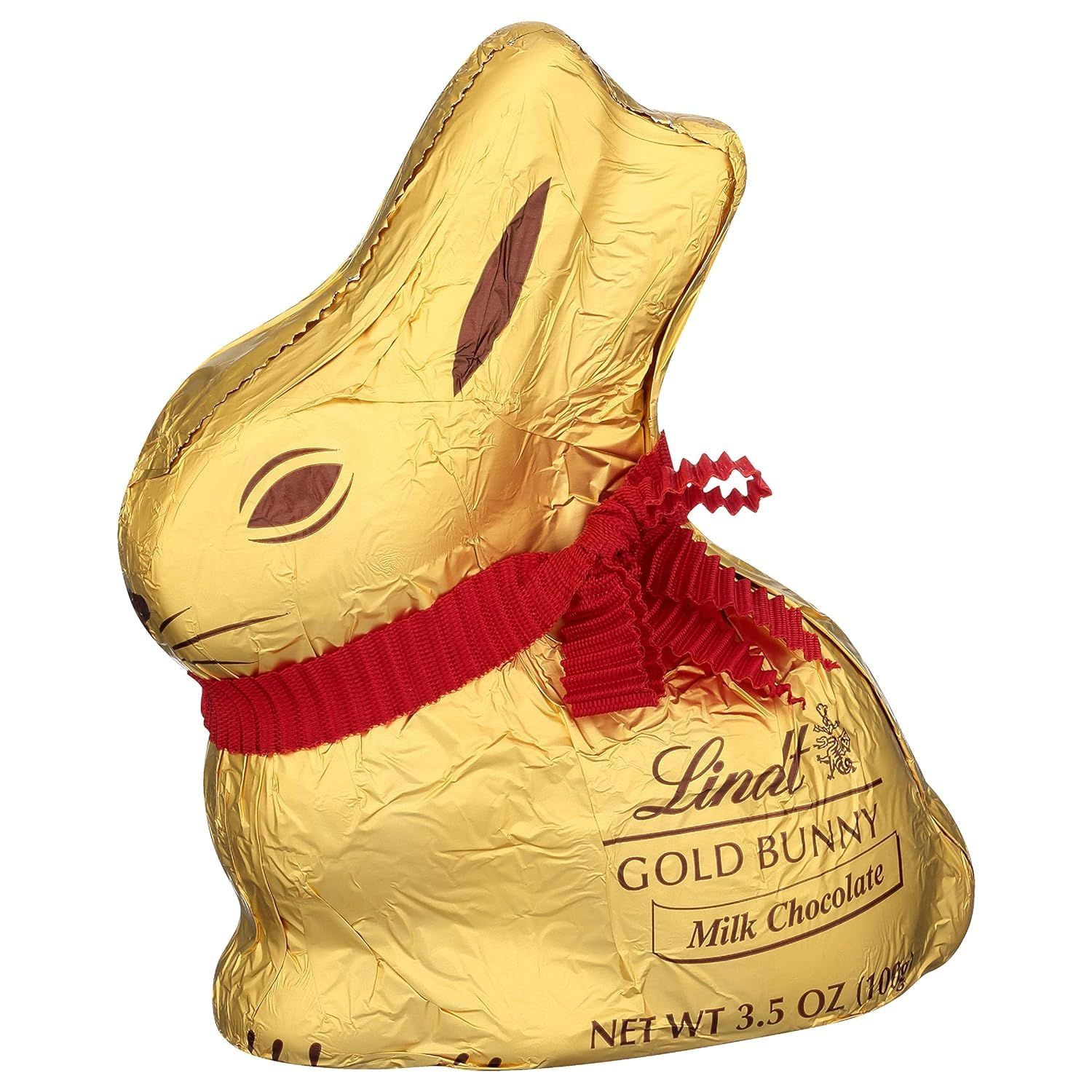 Lindt Gold Bunny Basket, Milk Chocolate, 3.5 Ounce