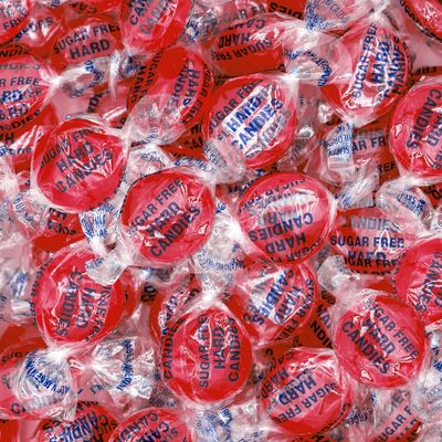 Sugar-Free Cinnamon Discs Hard Candy - 1 Pound Pack (About 80 Count) - Individually Wrapped