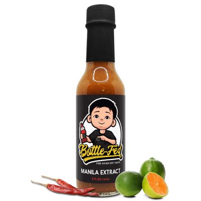 Manila Extract - Filipino Sriracha Hot Sauce - Chili Garlic Sauce - Thai Birds Eye Peppers, Calamansi Citrus - Perfect for Hot Sauce Gift Sets and Foodie Gifts for Filipino Food and Thai Food