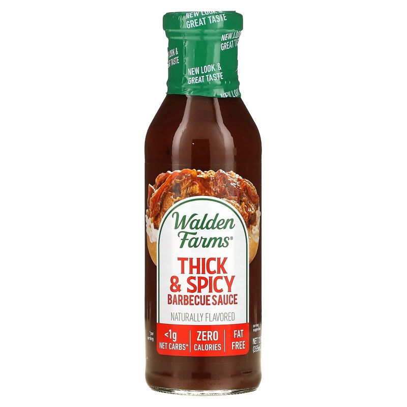 Walden Farms Sauce (12 Fl Oz (Pack of 1), Thick &amp; Spicy Barbecue)