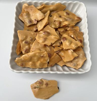 Peanut Brittle, Home Made Recipe, by SweetNest Candy (1 Pound)