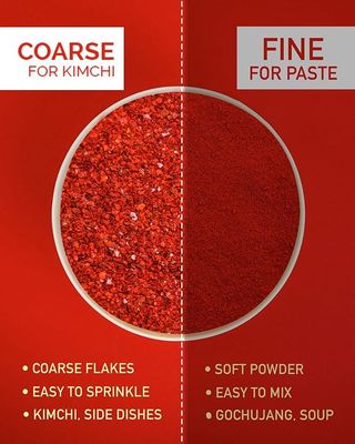 NONGSHIM TAEKYUNG Korean Chili Powder, Gochugaru Chili Flakes. Kimchi Powder (Flake, 1lb) - 100% Red Pepper Flakes for Korean &amp; Asian Food. MSG Free.