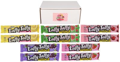SECRET CANDY SHOP Laffy Taffy Stretchy &amp; Tangy Variety Pack of 5 Flavors (2 of each flavor, Total of 10)