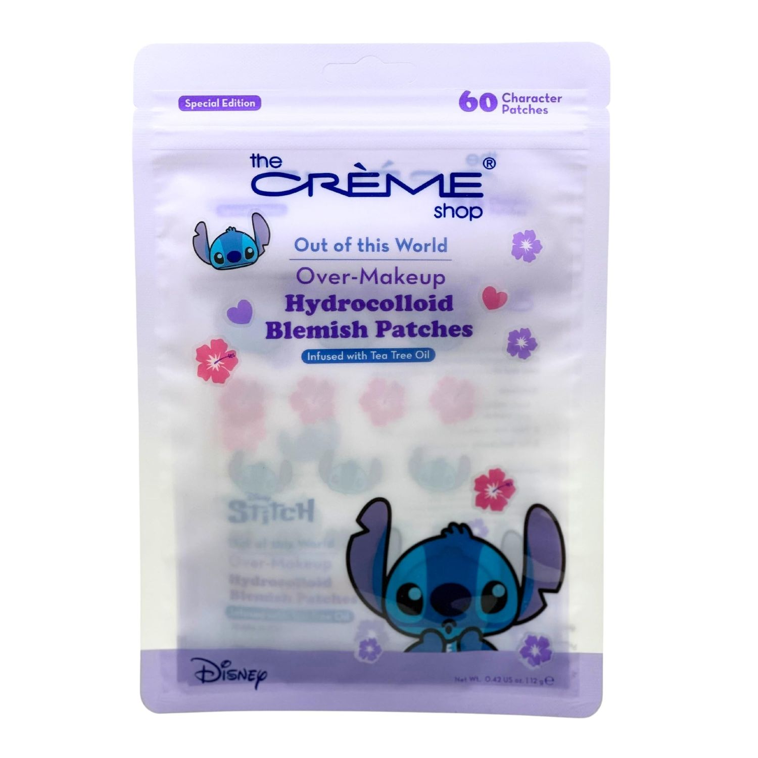 The Crme Shop Stitch Out of This World Over -Makeup Hydrocolloid Blemish Patches, Pimple Patches, Acne Patches for Face, Korean Skin Care (3 Sheets - 60 Patches)
