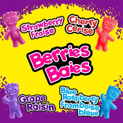 Maynards Sour Patch Kids, Berries, Candy, 150g/5.25 oz., Imported from Canada)