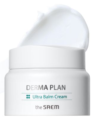 the SAEM Derma Plan Ultra Balm Cream 60ml / 2.02oz - Ceramide and Shea Butter Intensive Hydrating and Soothing Facial Cream, Vegan and Hypoallergenic Skin Care