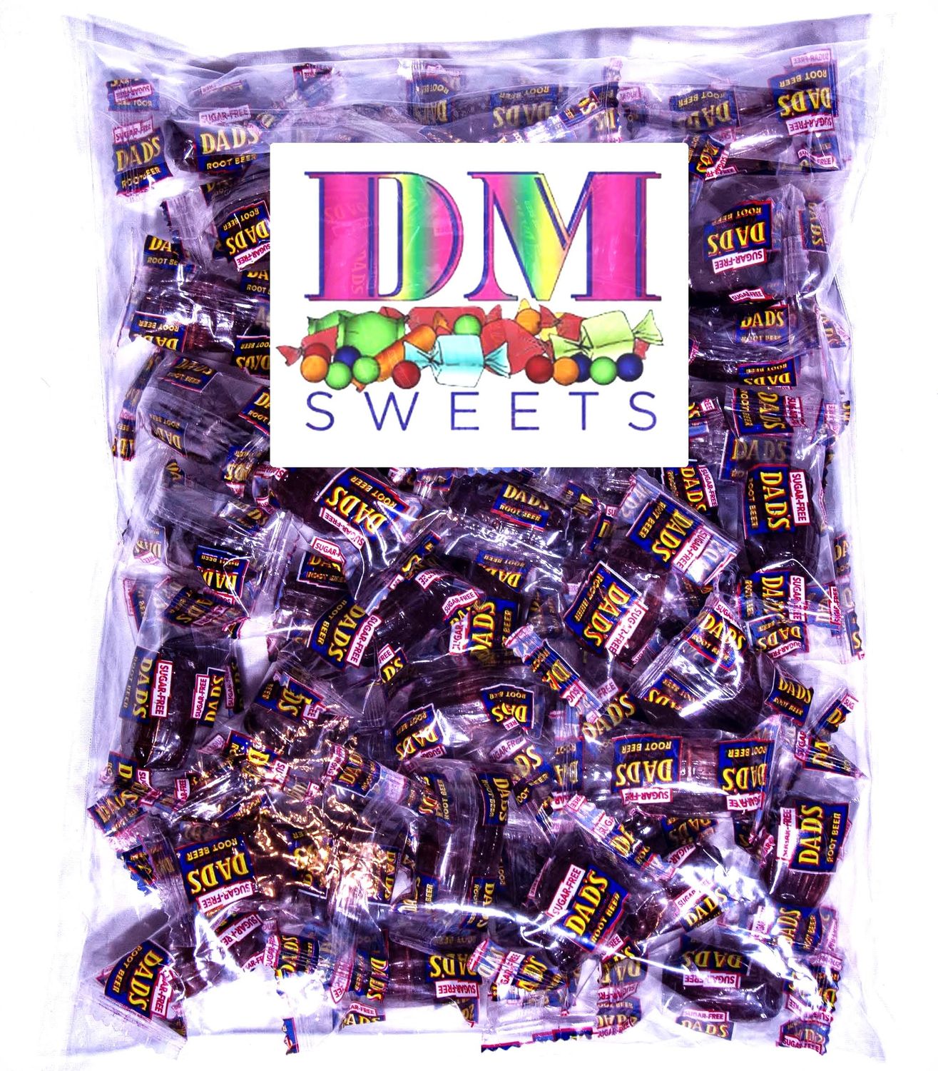 Dad&#39;s Sugar Free Root Beer Barrels 1 Pound of Bulk Individually Wrapped Candy