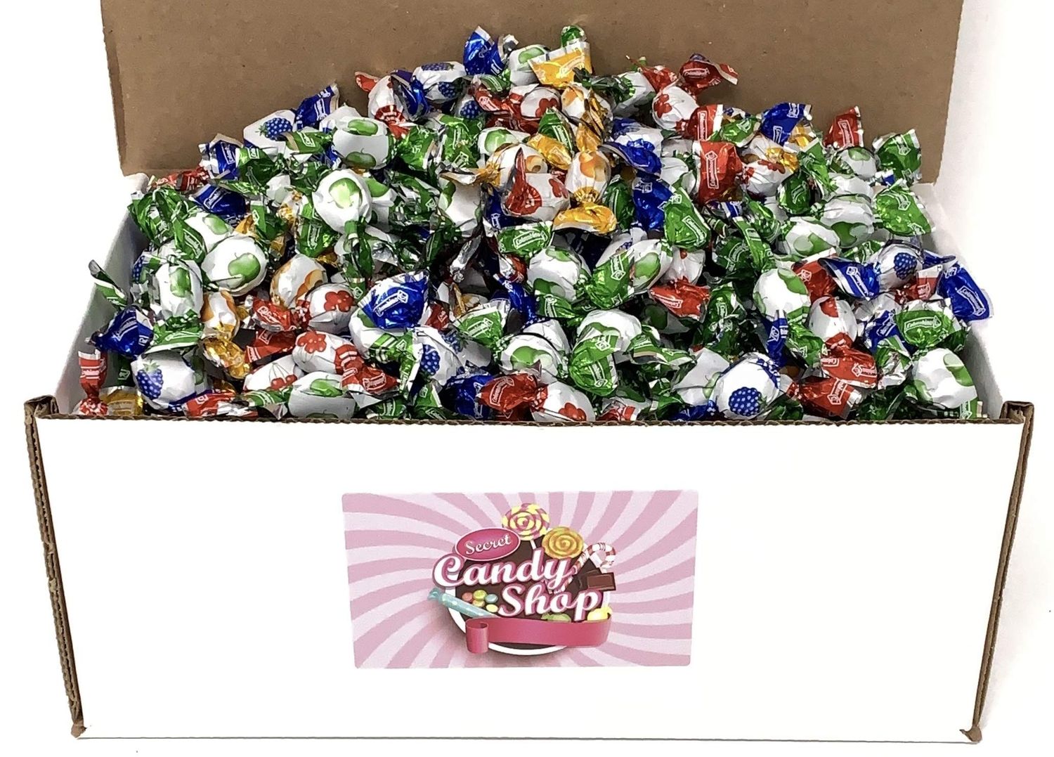 SECRET CANDY SHOP Colombina Delicate Fruit Drops Candy in Box, 3lb (Individually Wrapped)