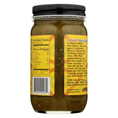 Andele Tomatillo Jalapeno Salsa, 16 OZ