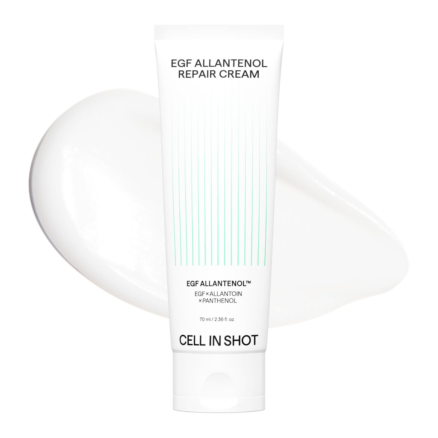 CELL IN SHOT EGF Allantenol Barrier Repair Cream - Facial Moisturizer for Hydration and Skin Barrier Strengthening - Korean Skin Care, 2.36 fl.oz (70 ml)