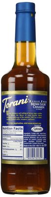 Torani Brown Sugar Cinnamon Syrup Sugar Free 25.4 Fl Oz (Pack of 1)