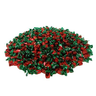 Strawberry Hard Candy Filled With Real Fruit Pulp - 6 lbs - Strawberry Flavored Bon Bons Filled with Real Strawberry Pulp - Bulk American Vintage Candy Assortment - Individually Wrapped, 96 oz.