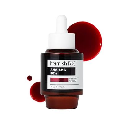 HEIMISH RX AHA BHA 30% Peeling Serum - Wash-off Peeling Serum, Chemical Peel for Blackheads, Pore and Sebum, Gentle Face Exfoliant for Oily and Acne-prone skin, Korean Skincare, 35ml (1.18 fl. oz)
