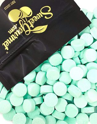 SweetGourmet Green Spearmint Lozenges Canada Mints Bulk Candy 2 Pounds