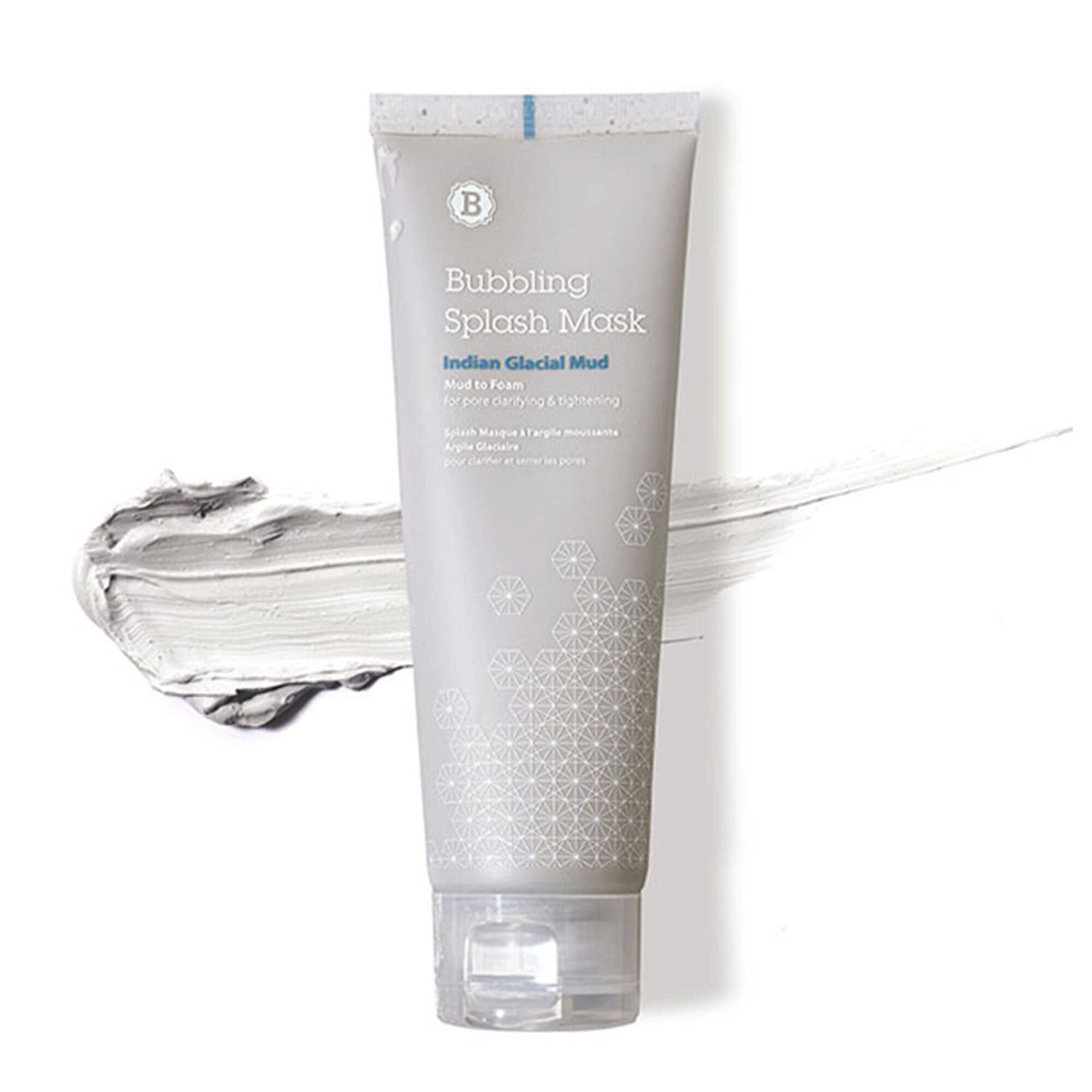 BLITHE Bubbling Splash Mask Pore Care for Face - Indian Healing Clay Mask Mud for Pore Tightening &amp; Blackhead Remover, Korean Face Mask Skin Care for Oily Skin &amp; Pimple 4 Fl Oz