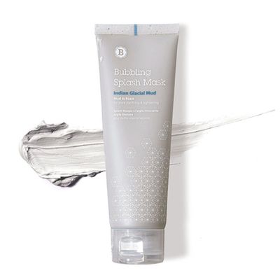 BLITHE Bubbling Splash Mask Pore Care for Face - Indian Healing Clay Mask Mud for Pore Tightening &amp; Blackhead Remover, Korean Face Mask Skin Care for Oily Skin &amp; Pimple 4 Fl Oz