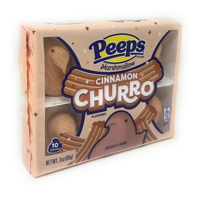 Peeps Cinnamon Churro Marshmallow Chicks - 10 count