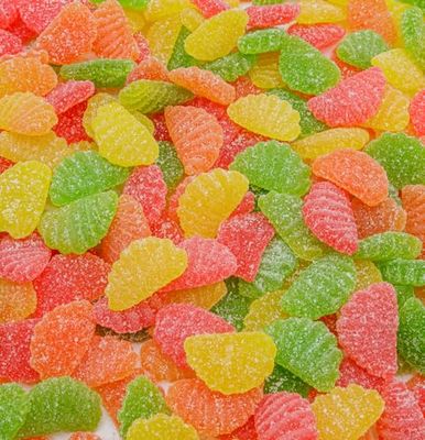 Guatemalan Jelly Fruit Slices Candy 3 lb - Assorted Flavors (Orange, Tangerine, Grapefruit, Lemon-Lime), Gelatin Based Gummy, Bulk Candy in Resealable Bag