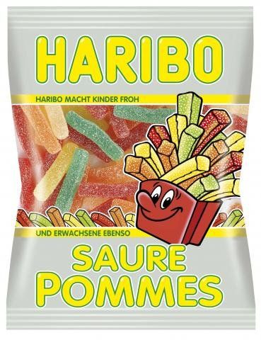Haribo Saure Pommes 2 Bags (Each 200g)