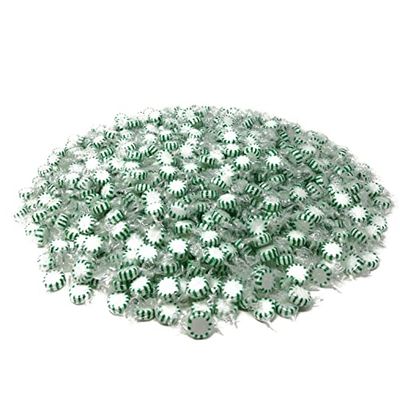 Spearmint Starlights Hard Candy Mints - 10 lbs - Spearmint Flavored Old School Disks Classic Hard Candies - American Vintage Candy Bulk Assortment - Individually Wrapped, 160 oz.