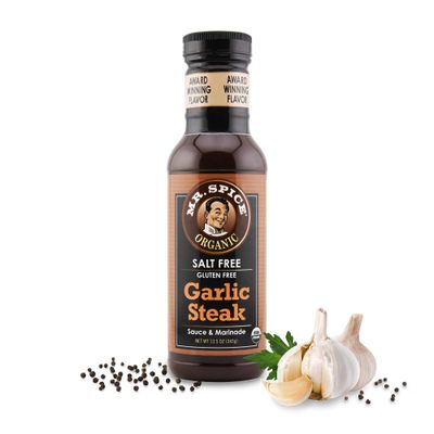 Mr. Spice Organic - Salt Free Sauce (Garlic Steak, Single)