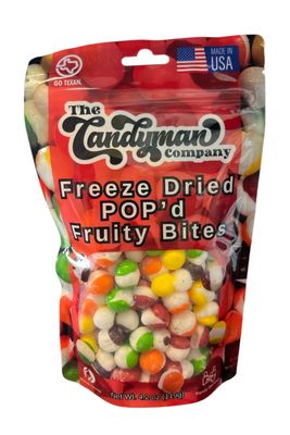 Freeze Dried fruity bites, The candyman company, 4.2oz (pack of 1)