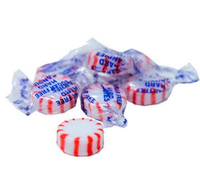 Sarah&#39;s Candy Factory Sugar-Free Peppermint Starlight Mints Hard Candy, 1 Pound in Resealable Bag