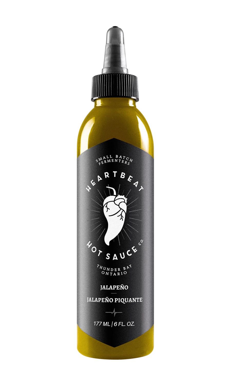 Heartbeat Hot Sauce Co. Jalapeno, 6 oz.