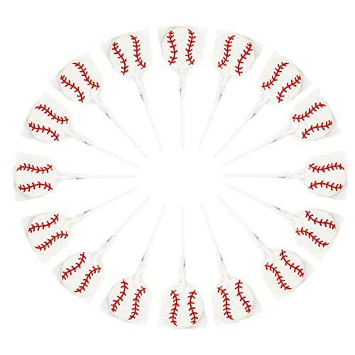 Baseball Lollipops Suckers Sports Pops for Birthday, Sports Event or Baseball Party Favor, Individually Wrapped 12 Pack