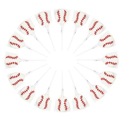 Baseball Lollipops Suckers Sports Pops for Birthday, Sports Event or Baseball Party Favor, Individually Wrapped 12 Pack