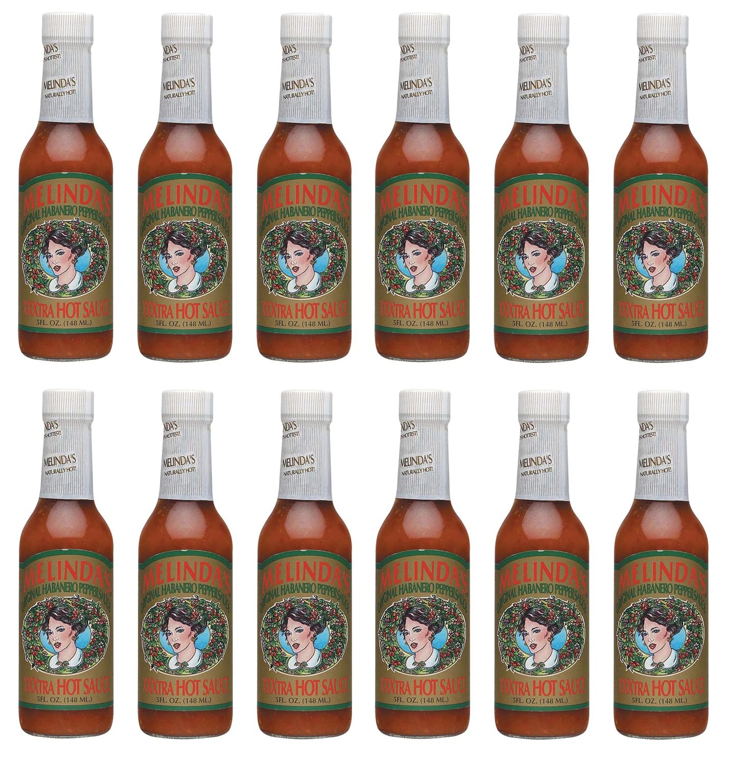 Melinda&#39;s XXXtra Hot Sauce, 5 Ounce (Pack of 12)