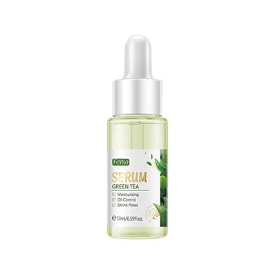 AKARY Green Tea Face Serum Moisturizing &amp; Hyaluronic Acid Oil Control Skin Soothing Skincare Shrink Pores Serum, Natural Facial Serum for Skin Care Breakout Pimple Cutin Repair