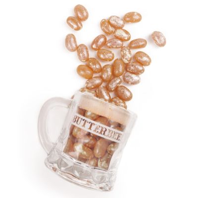 Jelly Belly Harry Potter Butter Beer Jelly Beans, Small Glass with Butterscotch Candies, 1.2 Ounces